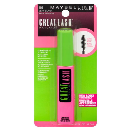 Picture of MAYBELLINE GREAT LASH MASCARA - VERY BLACK                                 