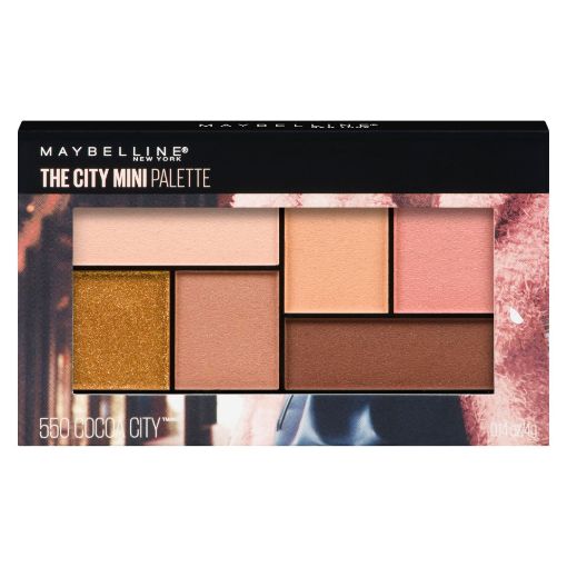 Picture of MAYBELLINE THE CITY MINI EYE SHADOW PALETTE - COCOA CITY 4GR               