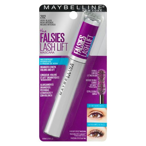 Picture of MAYBELLINE FALSIES LASH LIFT MASCARA - WTP VERY BLACK 7ML                  