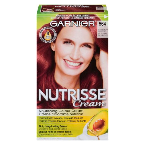 Picture of GARNIER NUTRISSE CREAM HAIR COLOUR - MEDIUM RED #564                       