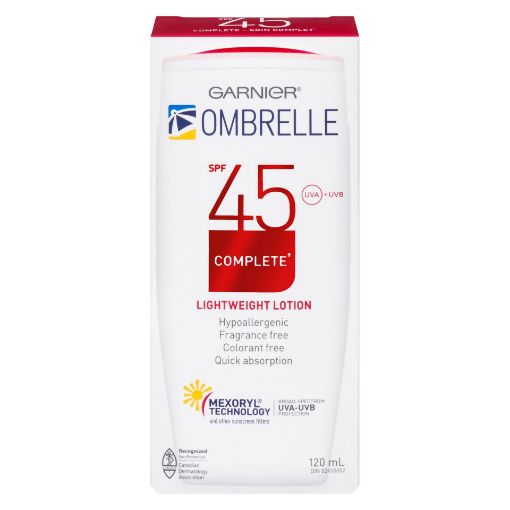 Picture of GARNIER OMBRELLE COMPLETE LOTION SPF45 - DRY TOUCH 120ML                   