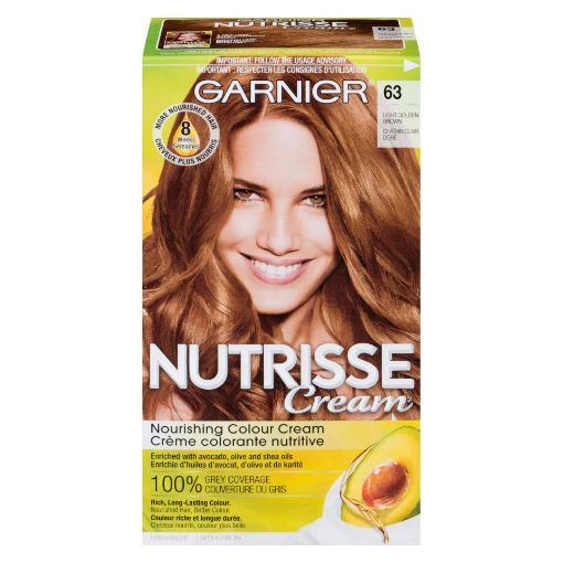 Picture of GARNIER NUTRISSE HAIR COLOUR - BROWN SUGAR #63                             