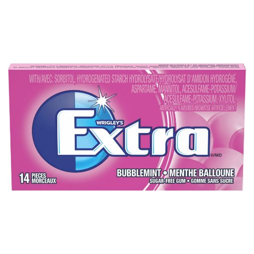 Picture of EXTRA PROFESSIONAL GUM - BUBBLEMINT 14S                                    