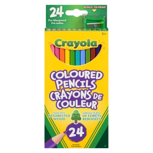 Picture of CRAYOLA COLOURED PENCILS 24S