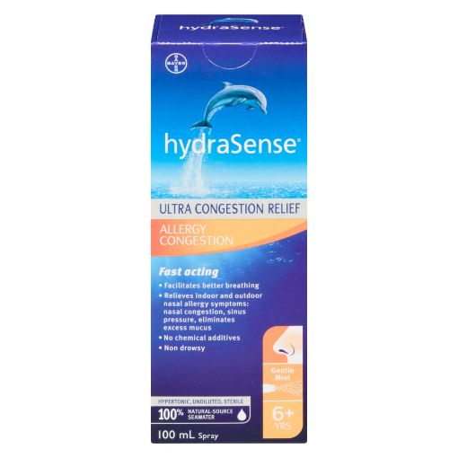 Picture of HYDRASENSE NASAL SPRAY CONGESTION RELIEF – ALLERGY 100ML