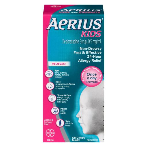 Picture of AERIUS KIDS SYRUP 100ML