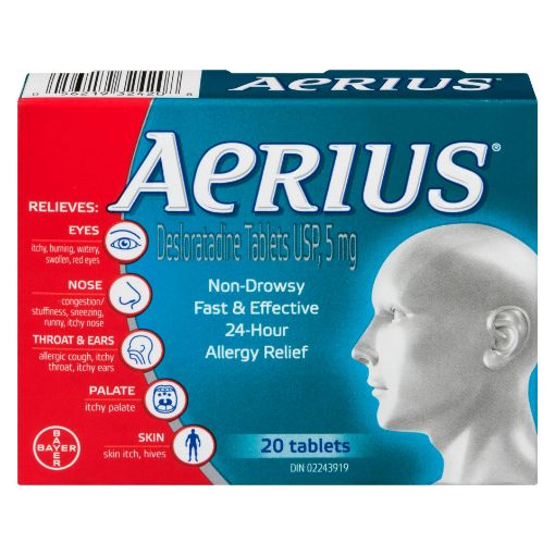 Picture of AERIUS TABLETS 5MG 20S