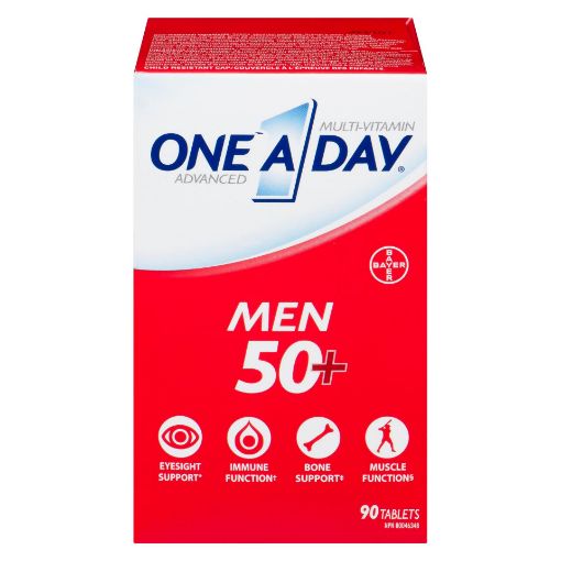 Picture of ONE A DAY MULTIVITAMIN - MENS 50+ TABLET 90S