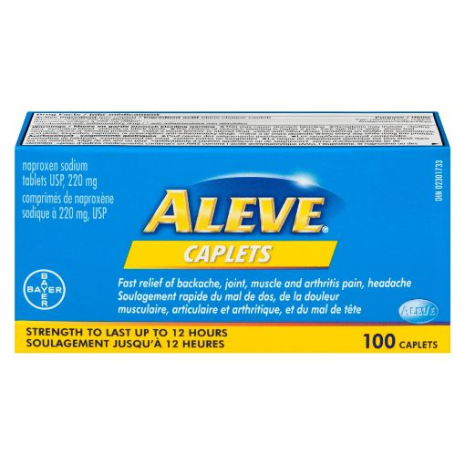 Picture of ALEVE NAPROXEN SODIUM CAPLET 220MG 100S
