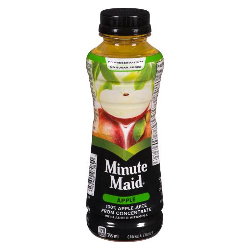 Picture of MINUTE MAID APPLE JUICE 355ML                                              