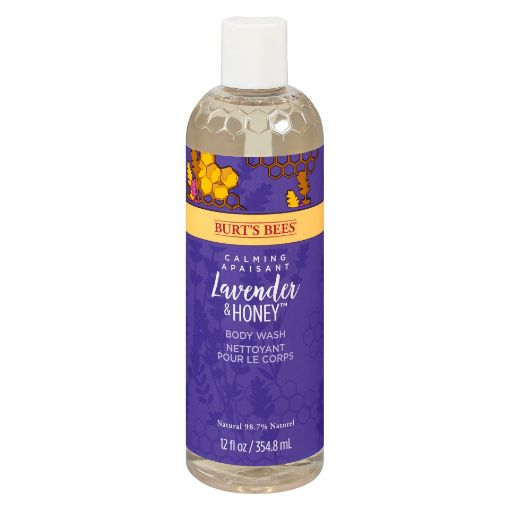 Picture of BURTS BEES BODY WASH - LAVENDER and HONEY 354.8ML