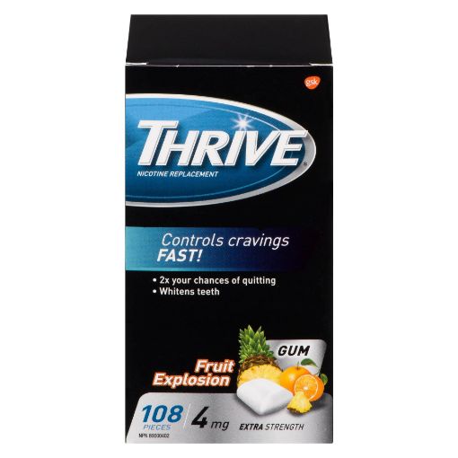 Picture of THRIVE GUM - FRUIT EXPLOSION 4MG 108S                                      