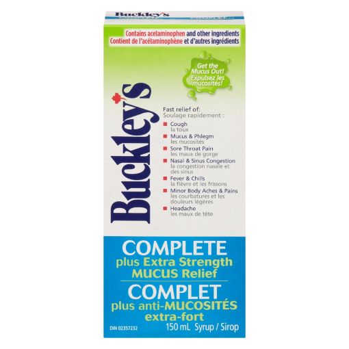 Picture of BUCKLEYS COMPLETE SYRUP ES W/MUCOUS RELIEF COUGH COLD and FLU 150ML