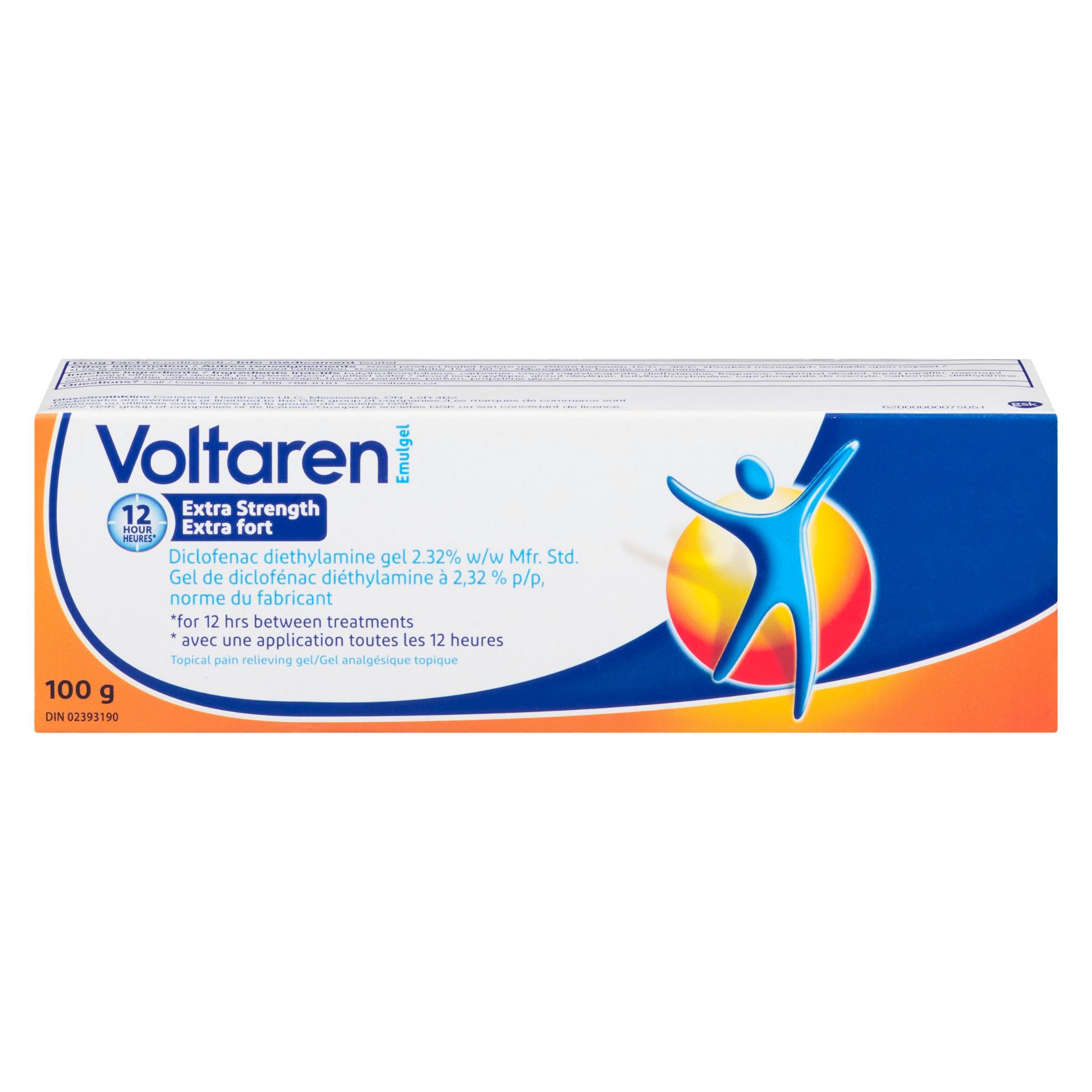 Voltaren  Voltaren Emulgel Extra Strength Diclofenac Diethylamine 2.32% w/w