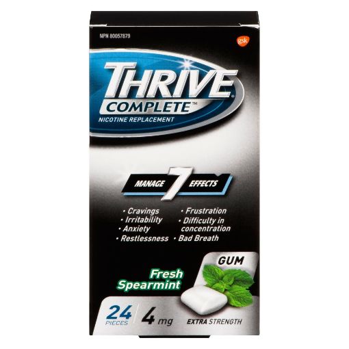 Picture of THRIVE COMPLETE SPEARMINT NRT GUM 4MG 24S                                  