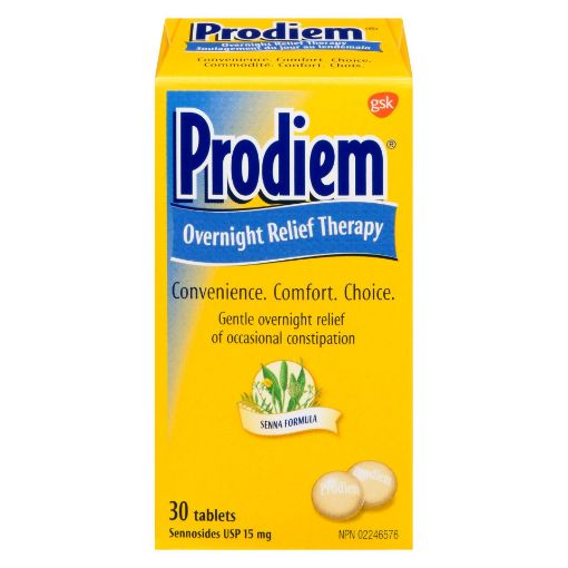 Picture of PRODIEM OVERNIGHT RELIEF TABLET 30S                                        
