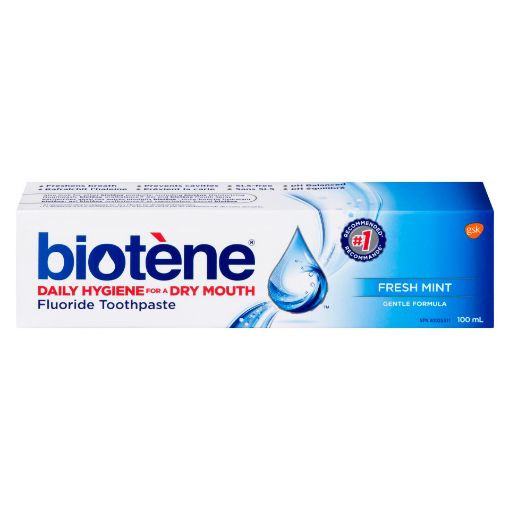 Picture of BIOTENE DRY MOUTH FLUORIDE TOOTHPASTE - FRESH MINT 100ML