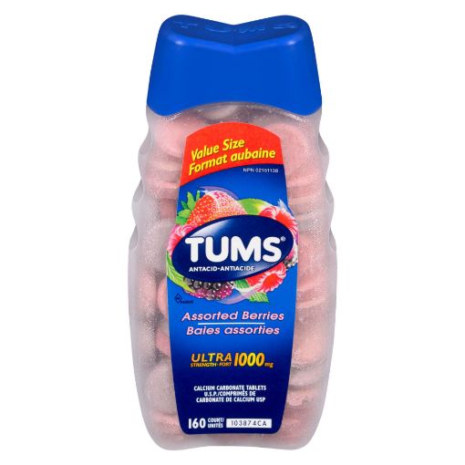 Picture of TUMS ULTRA - ASSORTED BERRIES 160S                                         