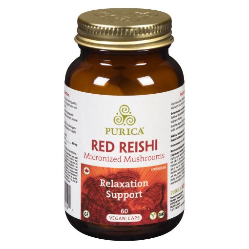Picture of PURICA RED REISHI - MICRONIZED MUSHROOMS 60S
