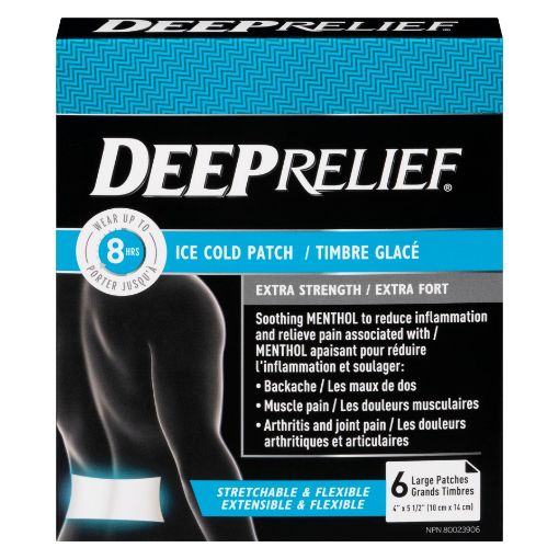 Picture of DEEP RELIEF SOOTHING ICE COLD PATCH 6S                                     