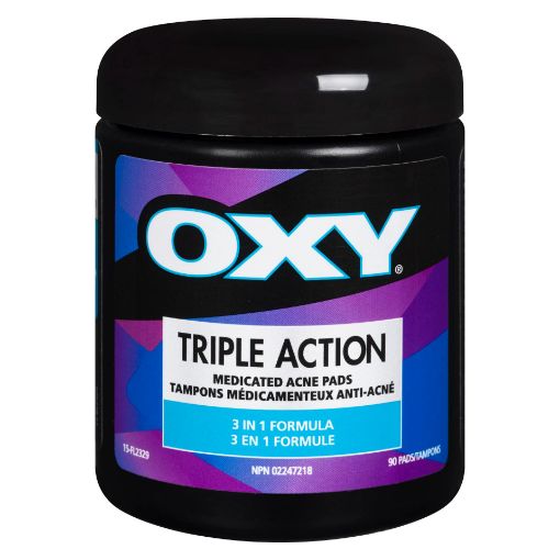 Picture of OXY TRIPLE ACTION PAD 0.5% 90S                                             