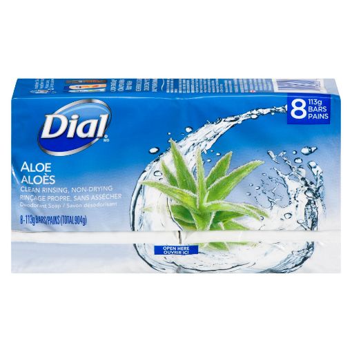 Picture of DIAL BAR SOAP - ALOE 8X113GR                                               