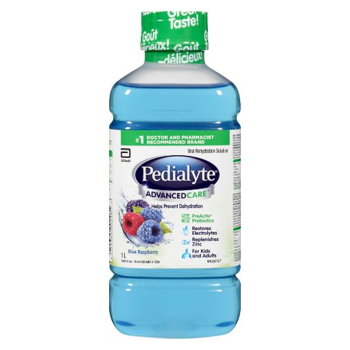 Picture of PEDIALYTE ADVANCED CARE - BLUE RASPBERRY 1L                                