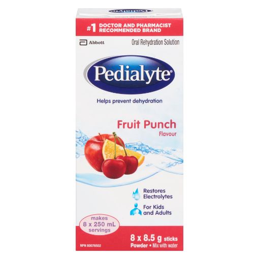 Picture of PEDIALYTE POWDER SACHET - FRUIT PUNCH 8X8.5GR                              