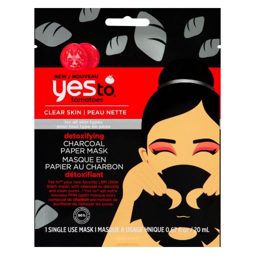 Picture of YES TO TOMATOES CHARCOAL PAPER MASK 20ML                                   