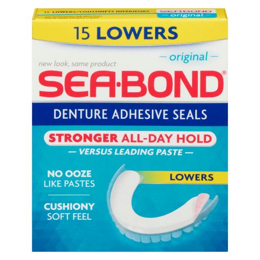 Picture of SEA BOND DENTURE ADHESIVE SEALS - LOWER 15S