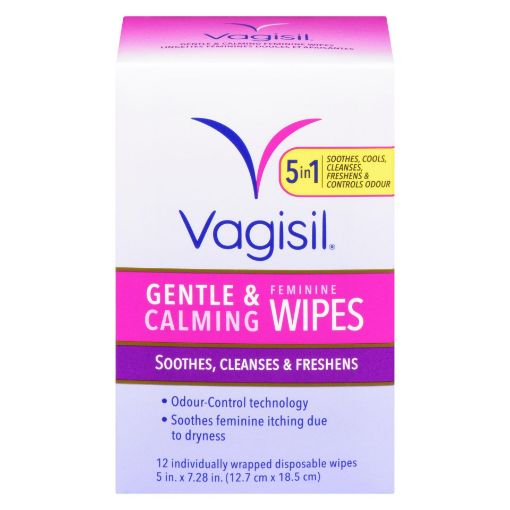 Picture of VAGISIL WIPES 12S                                                          