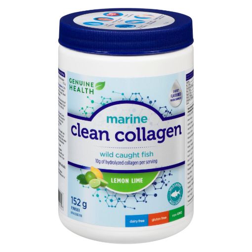 Picture of GENUINE HEALTH MARINE CLEAN COLLAGEN - LEMON LIME 152GR                    