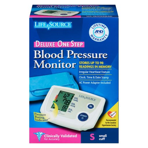 Picture of LIFESOURCE BLOOD PRESSURE MONITOR - DELUXE ONE STEP