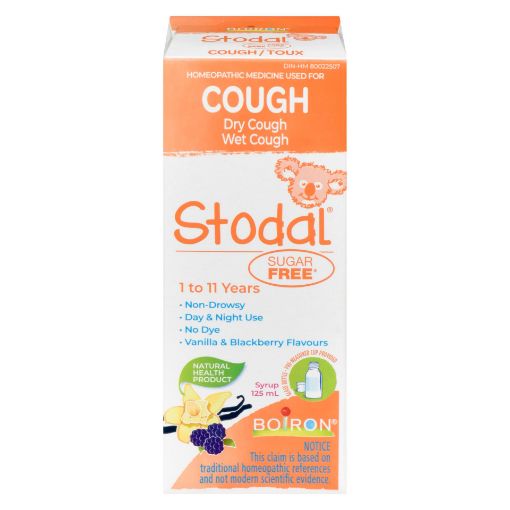 Picture of BOIRON STODAL CHILDREN COUGH SYRUP - SUGAR FREE 125ML