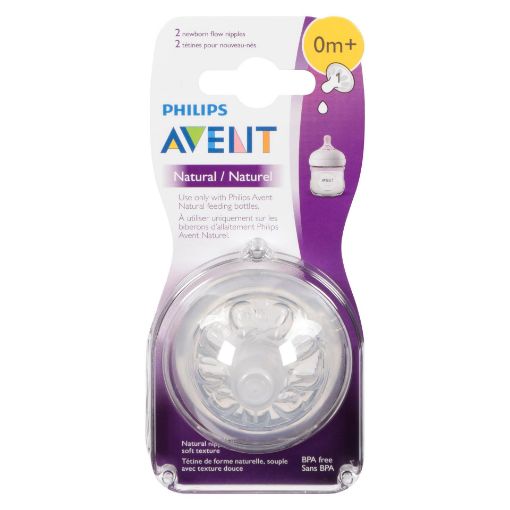 Picture of PHILIPS AVENT NATURAL NEWBORN NIPPLE 0M+