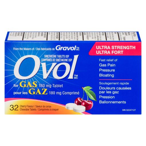Picture of OVOL ULTRA STRENGTH 180MG - CHEWABLE TABLET 32S                            