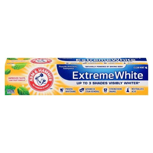 Picture of ARM and HAMMER EXTREME WHITE TOOTHPASTE 120ML