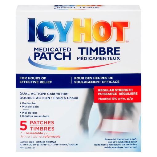 Picture of ICY HOT PATCH - BACK 5S