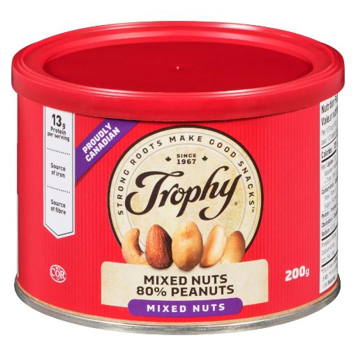 Picture of TROPHY MIXED NUTS - 80% PEANUTS 200GR