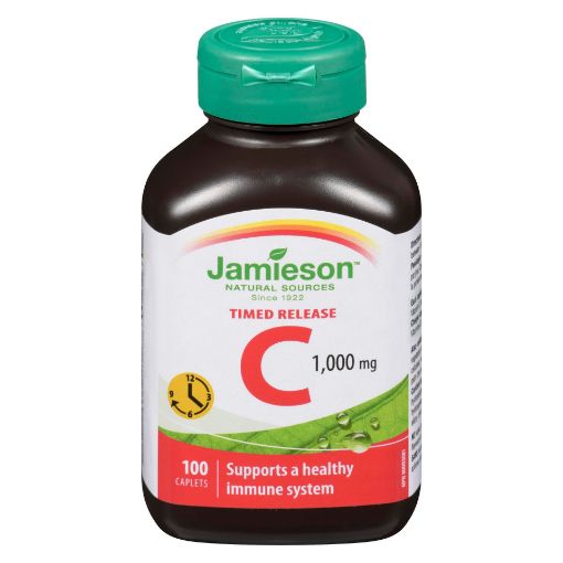 Picture of JAMIESON VITAMIN C 1000MG TIME RELEASE CAPLET 100S                         