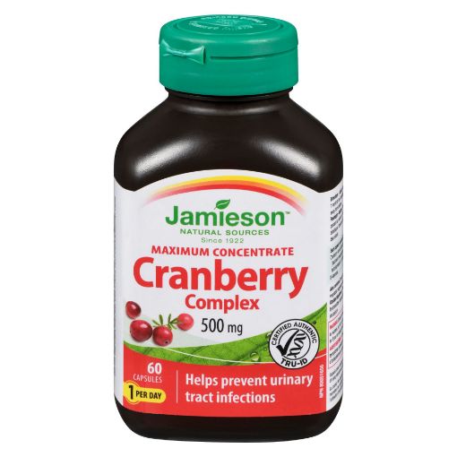 Picture of JAMIESON CRANBERRY JUICE CAPSULE 500MG 60S                                 