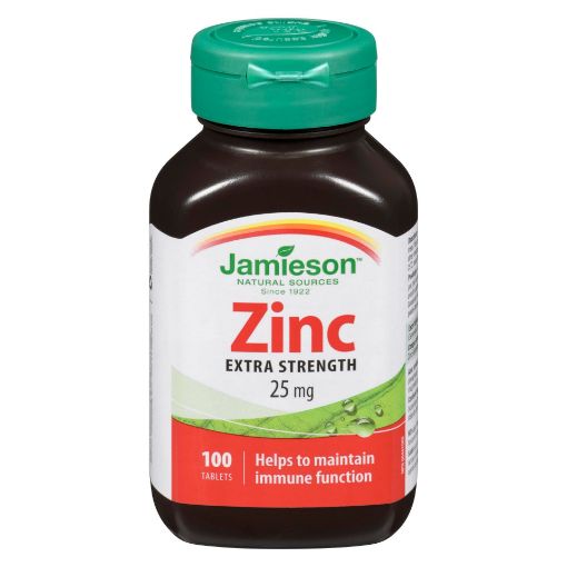 Picture of JAMIESON ZINC 25MG TABLET 100S                                             