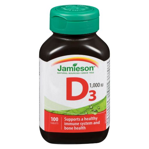 Picture of JAMIESON VITAMIN D 1000IU TABLET 100S                                      