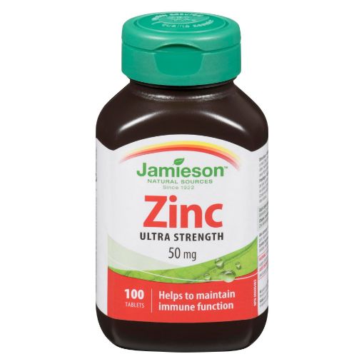 Picture of JAMIESON ZINC 50MG TABLET 100S