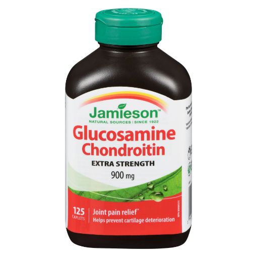 Picture of JAMIESON GLUCOSAMINE/CHONDROITIN SULFATE 900MG CAPLET 125S                 