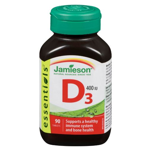 Picture of JAMIESON VITAMIN D 400IU TABLET 90S                                        