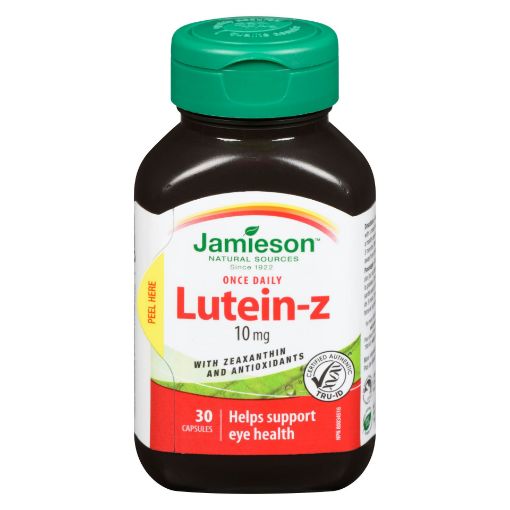 Picture of JAMIESON LUTEIN-Z 10MG CAPSULE 30S                                         
