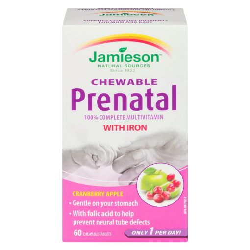 Picture of JAMIESON PRENATAL CHEWABLE TABLETS 60S                                     