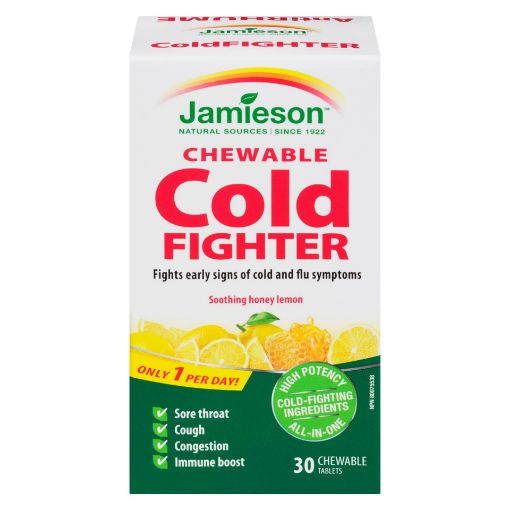 Picture of JAMIESON COLD FIGHTER CHEWABLE TABLETS 30S                                 