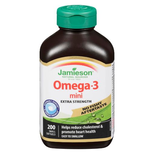 Picture of JAMIESON OMEGA 3 MINI - NO FISHY - GELCAPS 200S                            